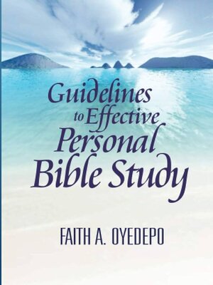 cover image of Guidelines to Effective Personal Study Bible